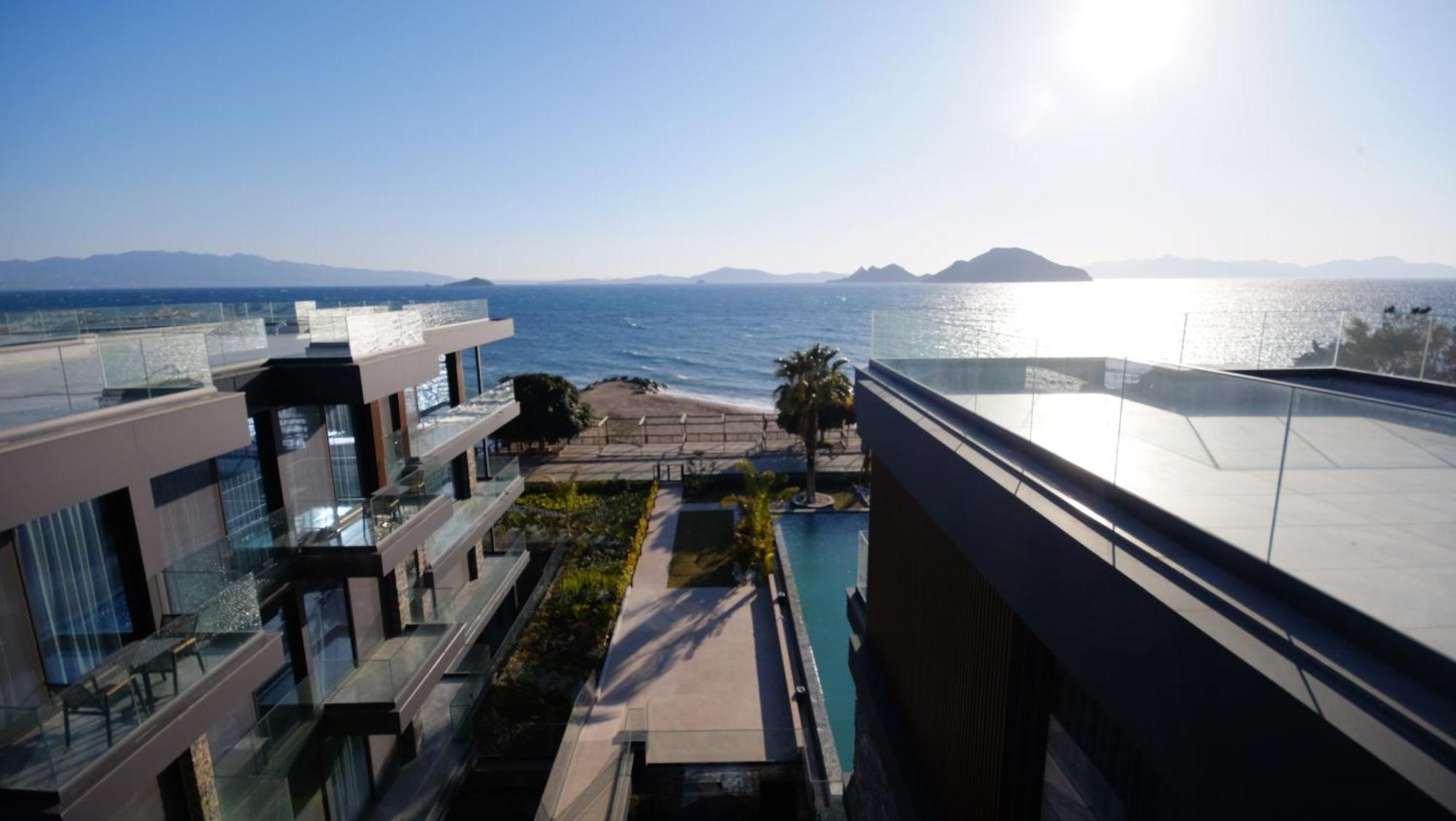 Bodrum Ada Apart Otel Turgutreis Muğla Bagian luar foto