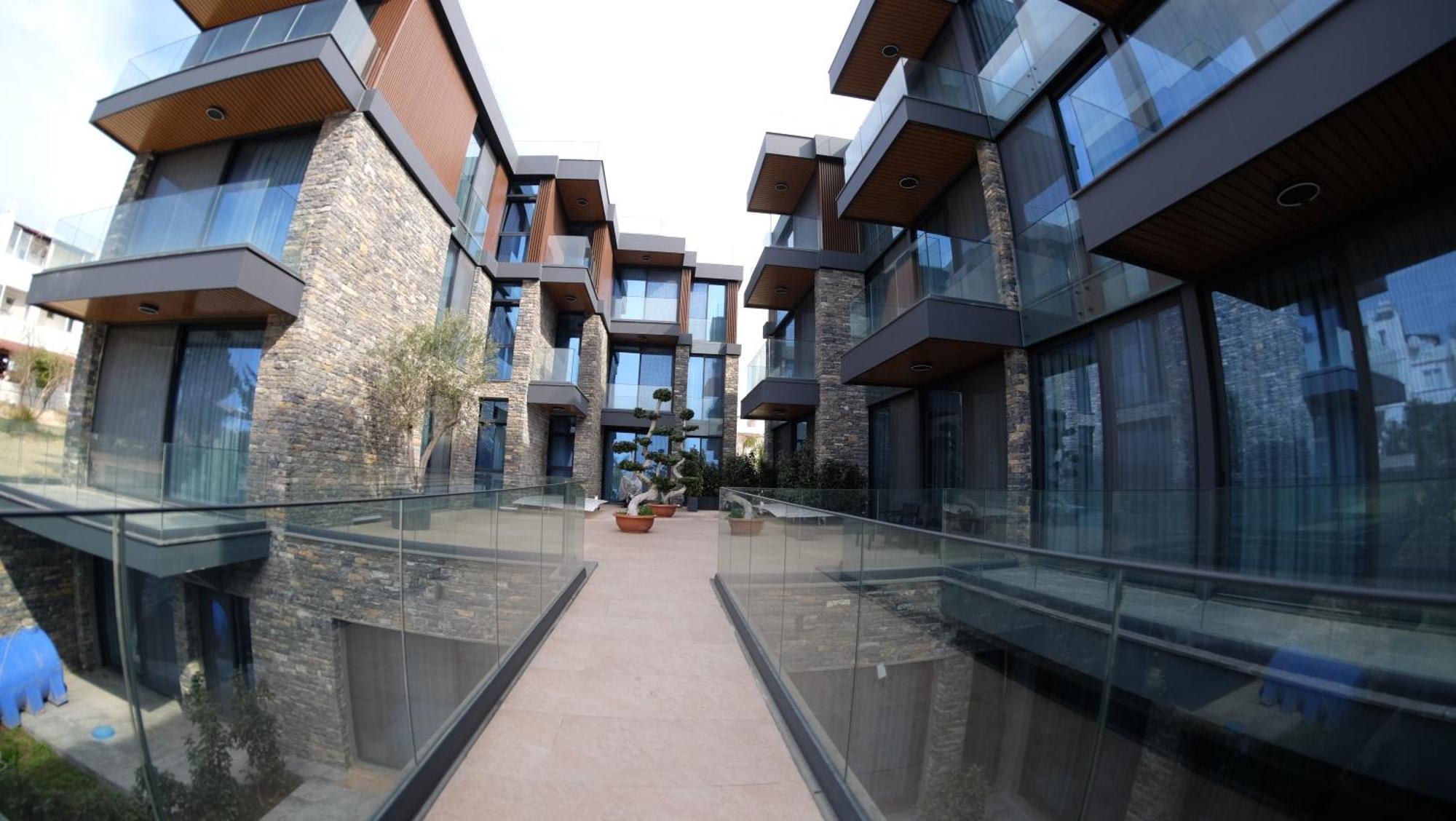 Bodrum Ada Apart Otel Turgutreis Muğla Bagian luar foto