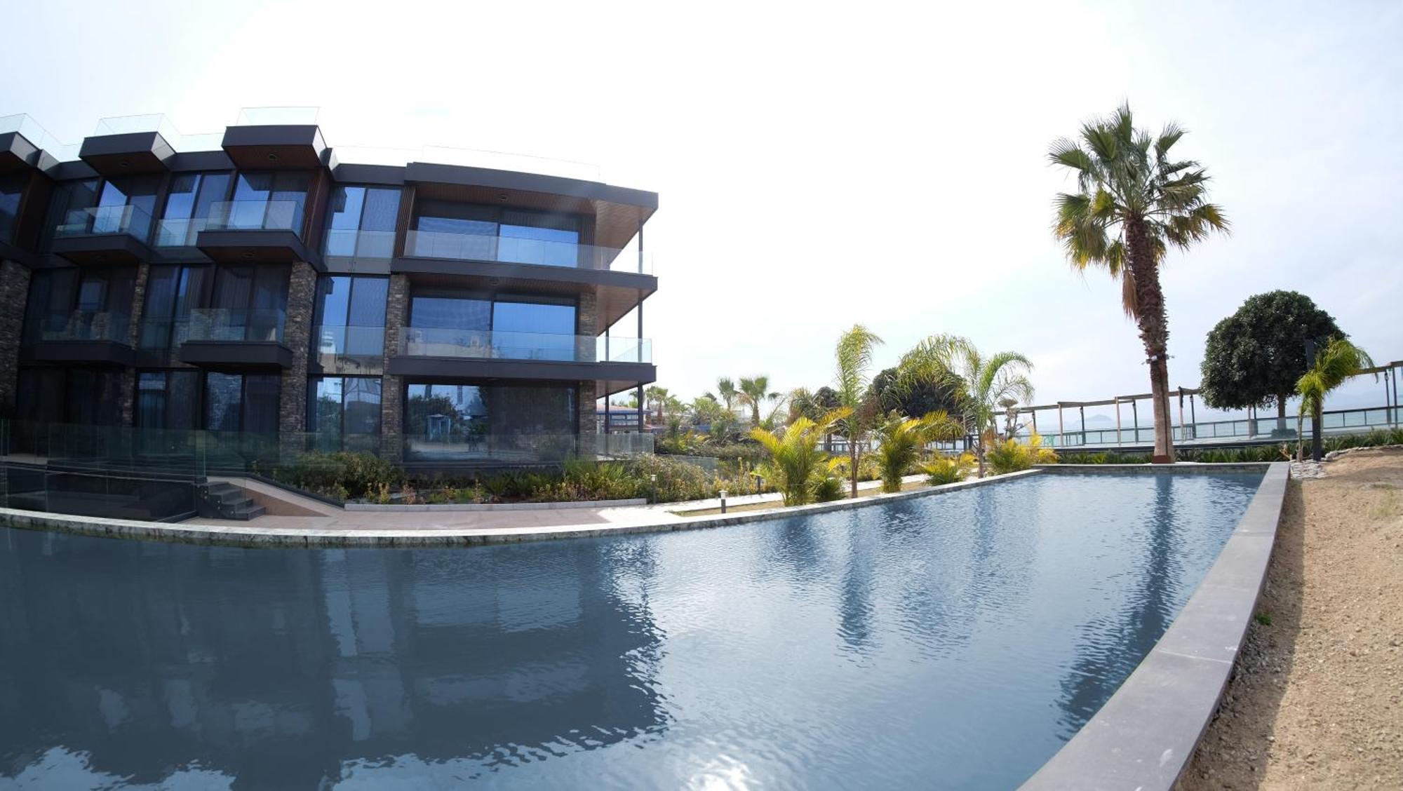 Bodrum Ada Apart Otel Turgutreis Muğla Bagian luar foto
