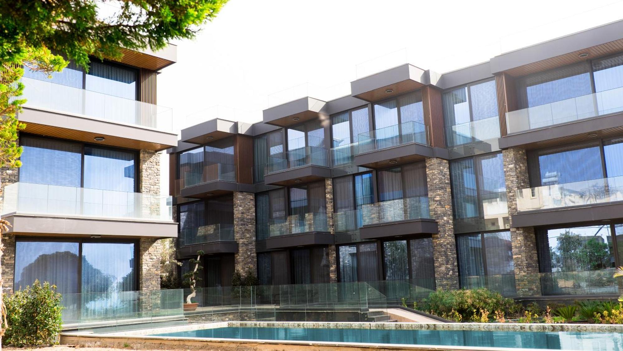 Bodrum Ada Apart Otel Turgutreis Muğla Bagian luar foto