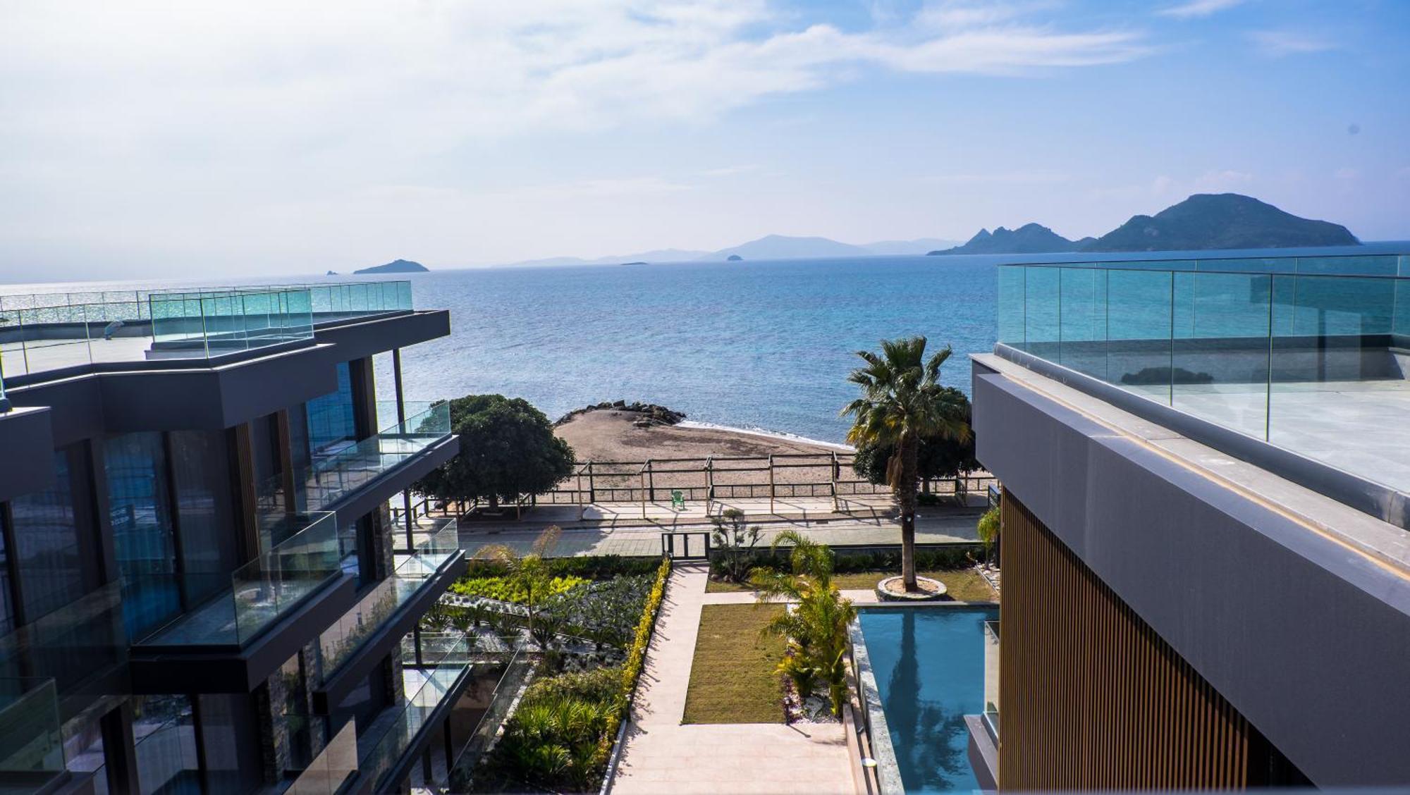 Bodrum Ada Apart Otel Turgutreis Muğla Bagian luar foto